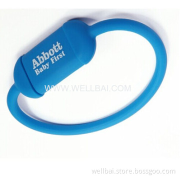 Colorful Silicone Wristband Bracelet USB Flash Drive